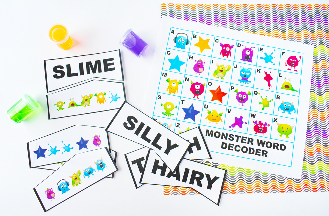 Monster Word Decoder Activity