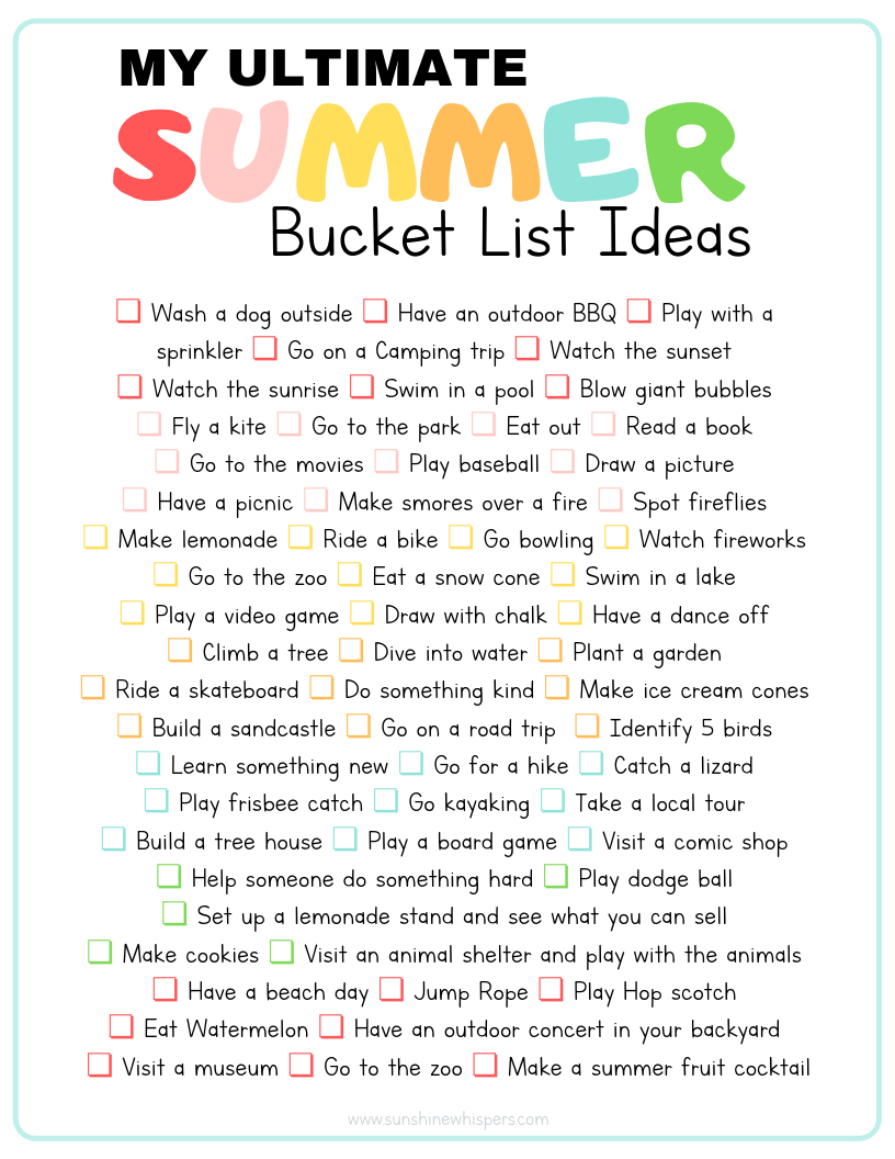 Family Travel Vacation Activity and Planning Pack