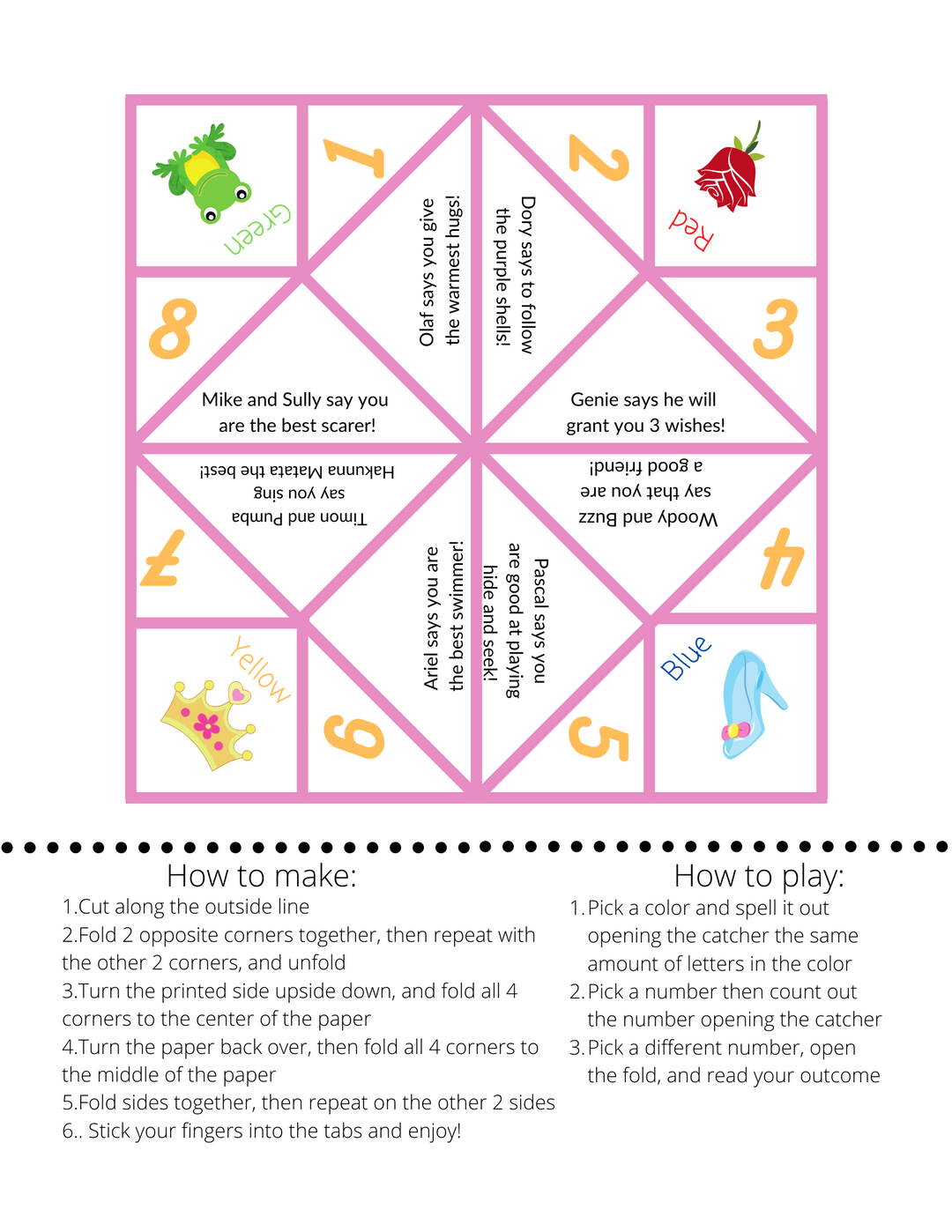 Disney Family Games and Activity Pack