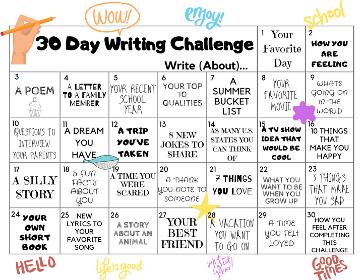 DIY Summer Camp at Home Printable Planner and Activity Bundle