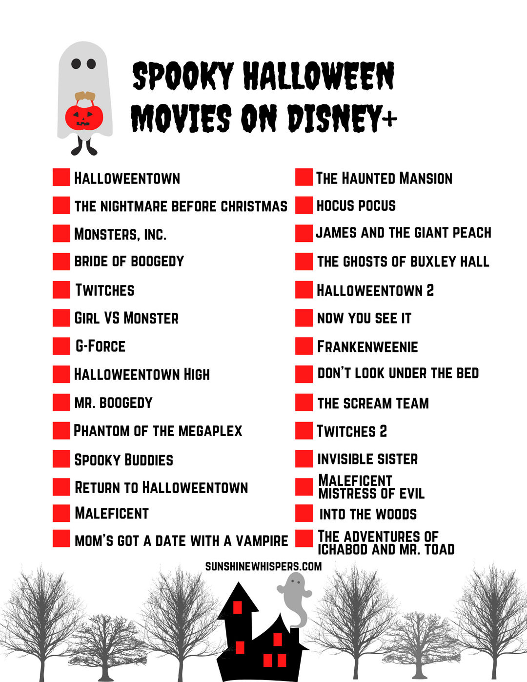 Spooky Fun Halloween Activities Printable Bundle