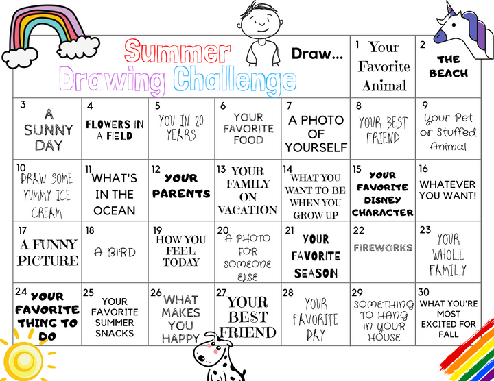 DIY Summer Camp at Home Printable Planner and Activity Bundle