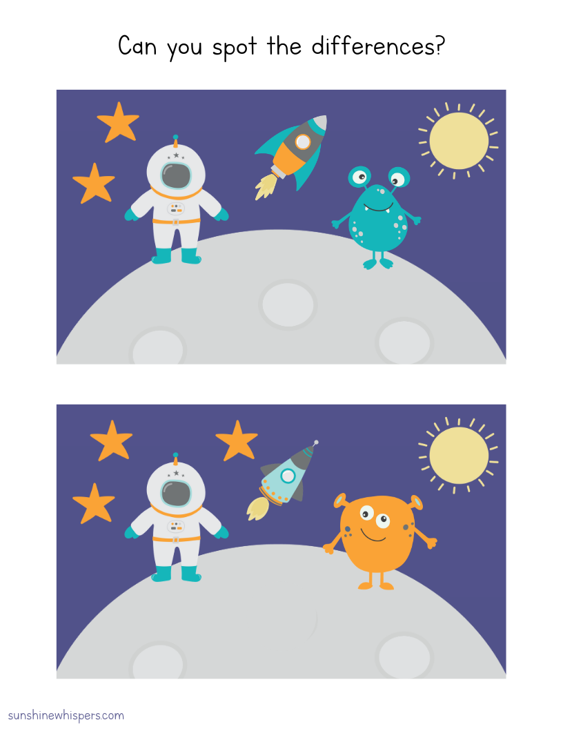 Space Preschool Activity Pack