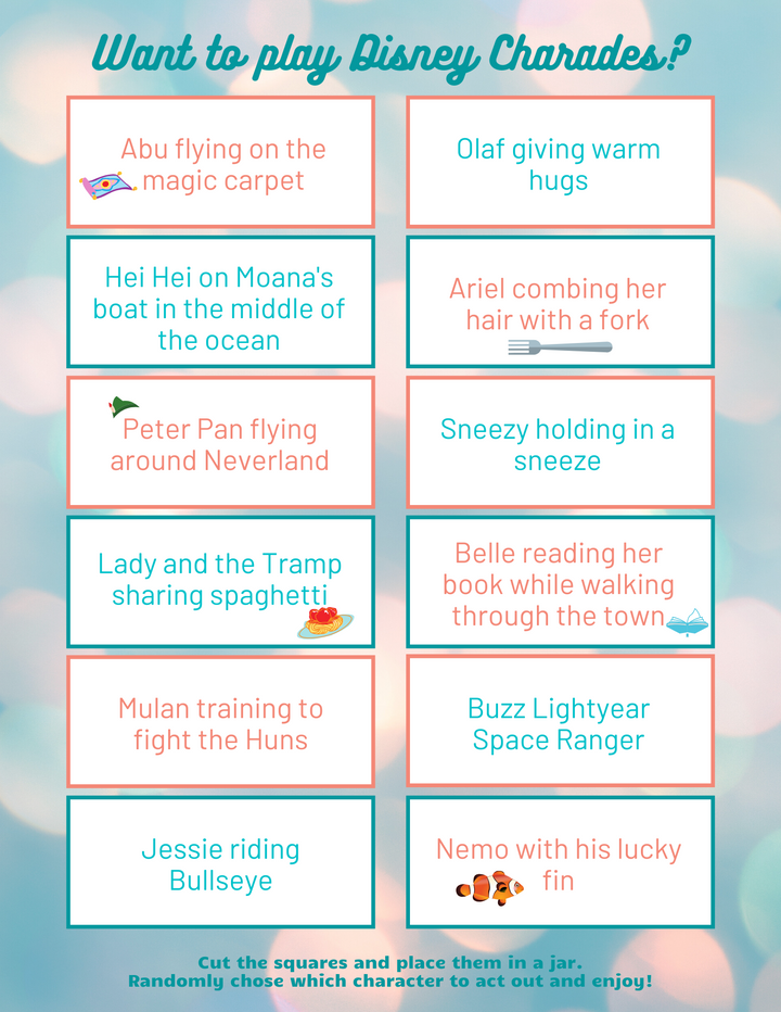 Disney Family Games and Activity Pack