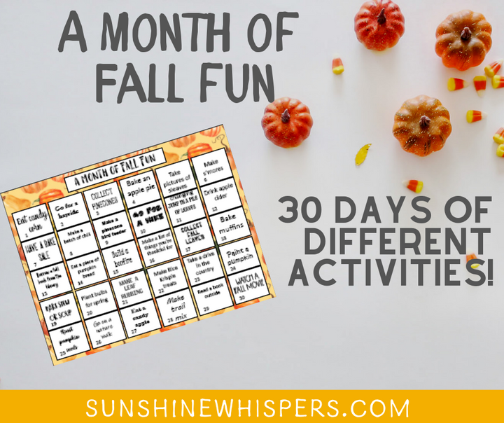 Fall Family Fun Activity Bundle