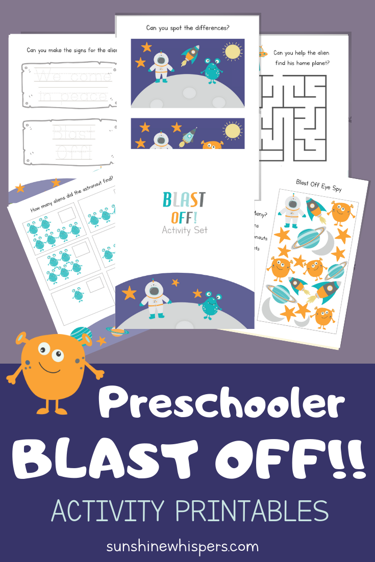 Space Preschool Activity Pack