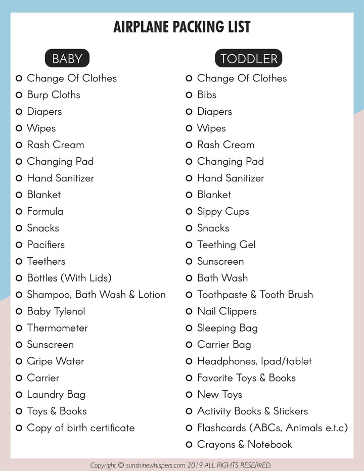 Family Travel Vacation Activity and Planning Pack