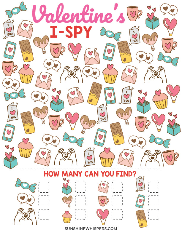 Valentine's Day Games and Activities Printable Pack