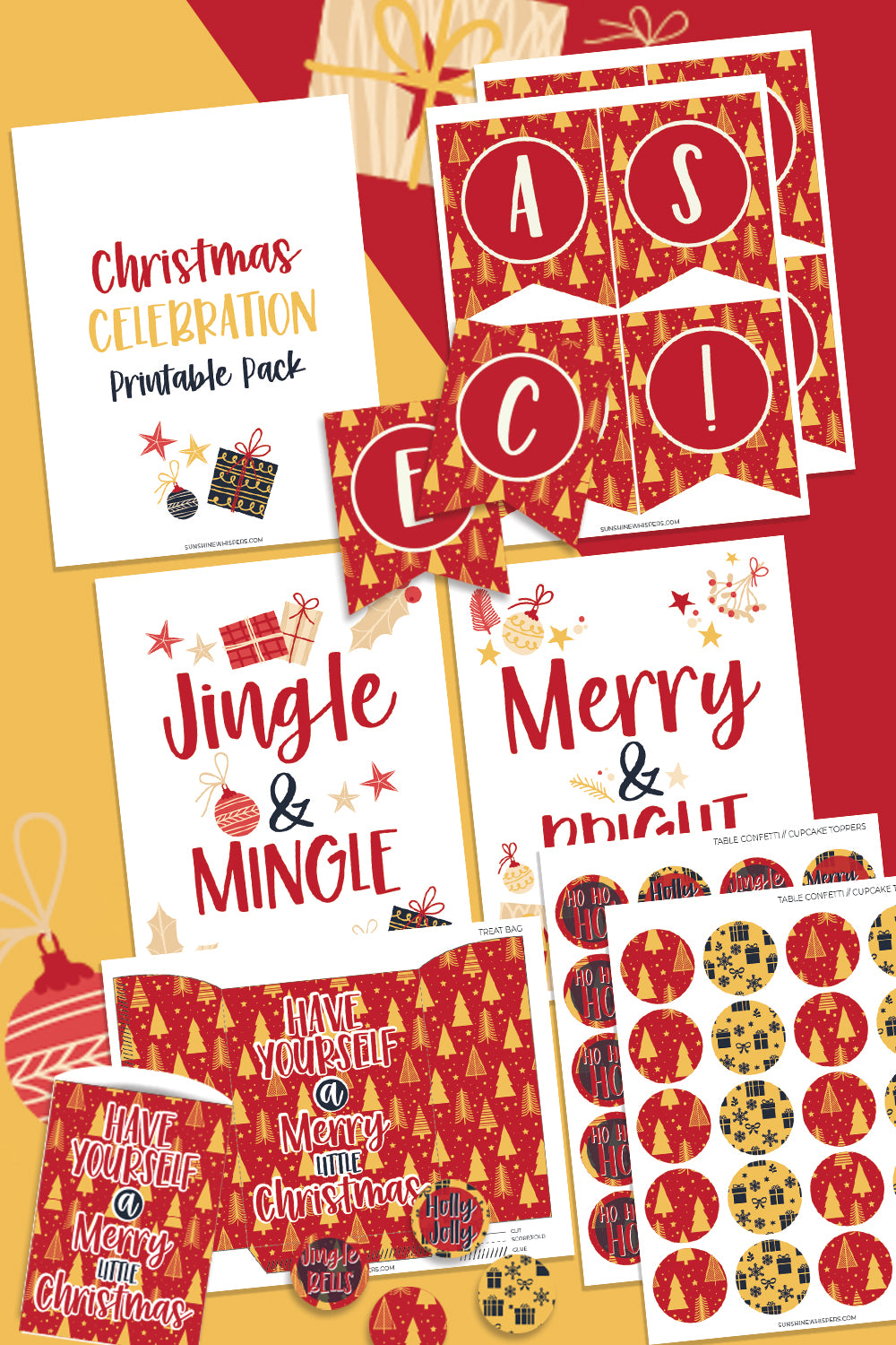 Christmas Celebration Printable Pack