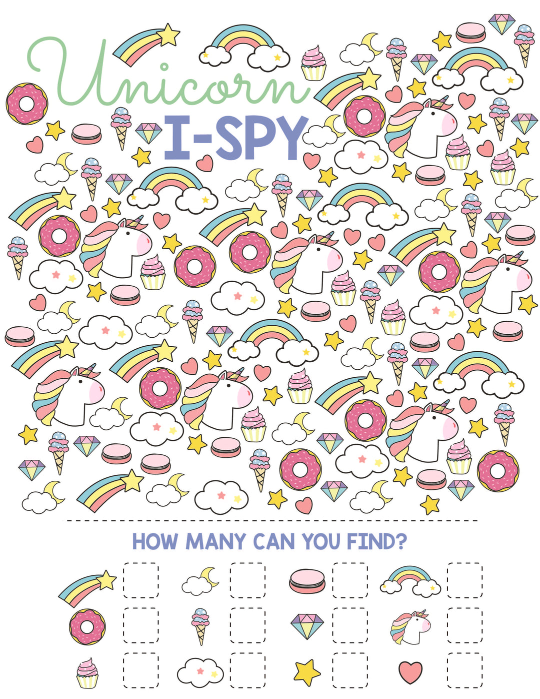 Rainbows and Unicorns Craft and Activity Ebook