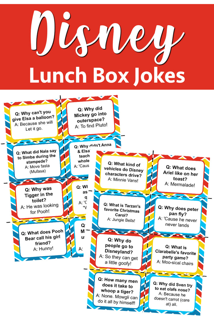 Lunch Box Notes and Jokes