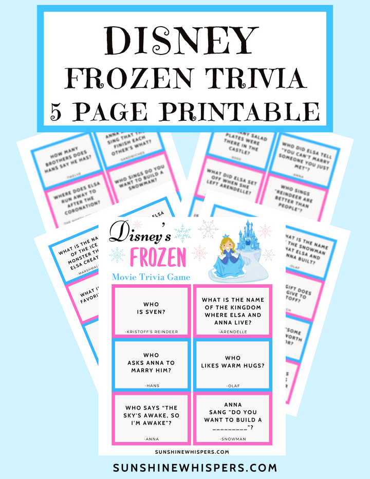 Disney Trivia Game