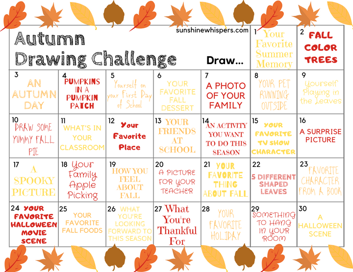 Fall Family Fun Activity Bundle