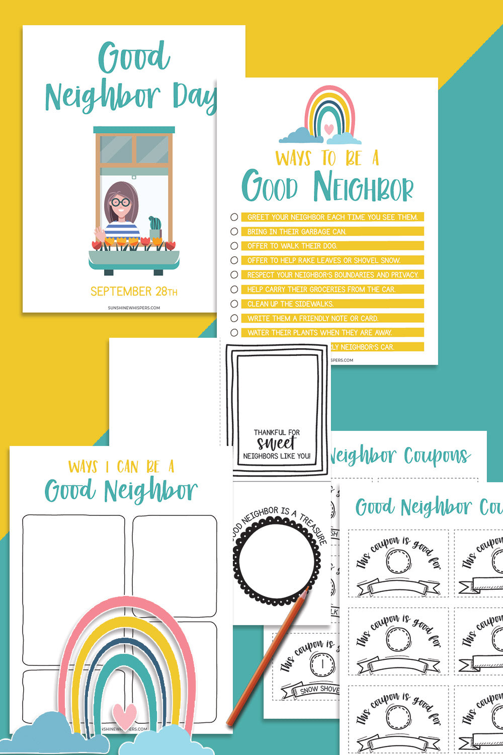 Good Neighbor Day Printable Pack