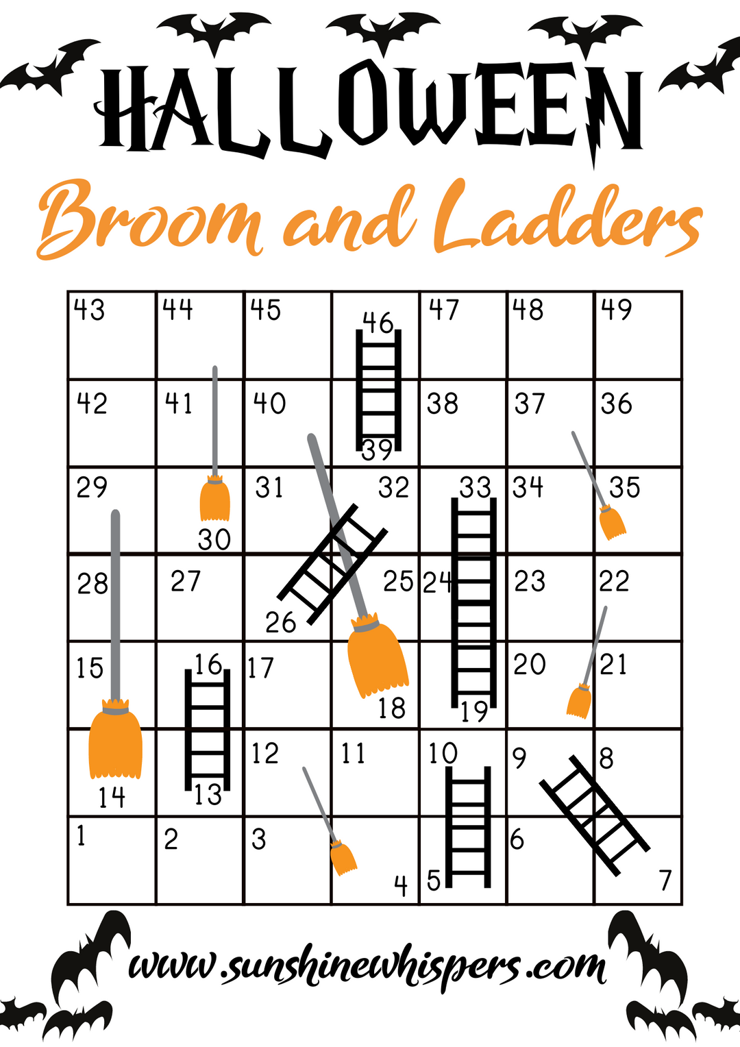 Spooky Fun Halloween Activities Printable Bundle