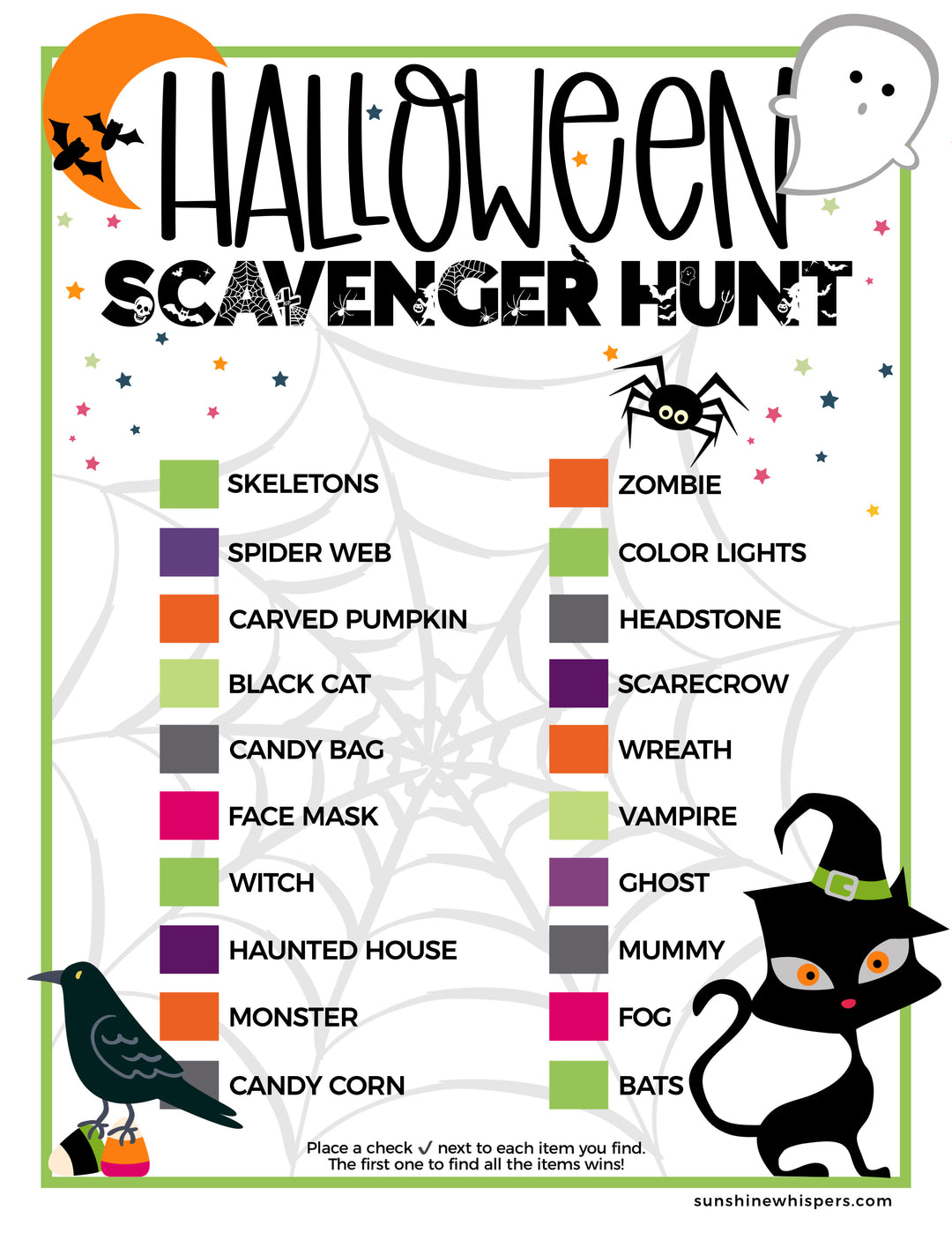 Spooky Fun Halloween Activities Printable Bundle