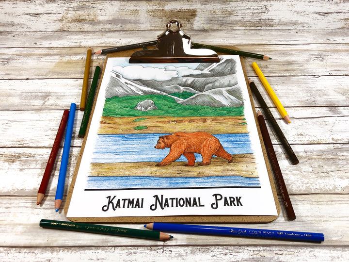 National Parks Coloring Book and Fine Art Prints
