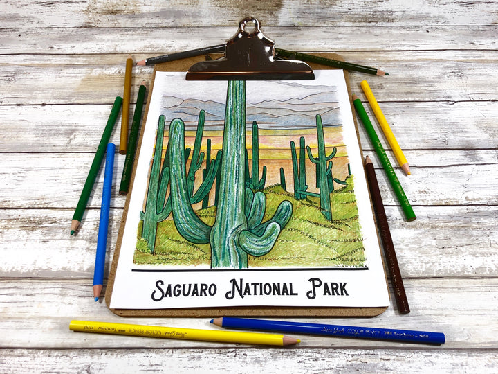 National Parks Coloring Book and Fine Art Prints