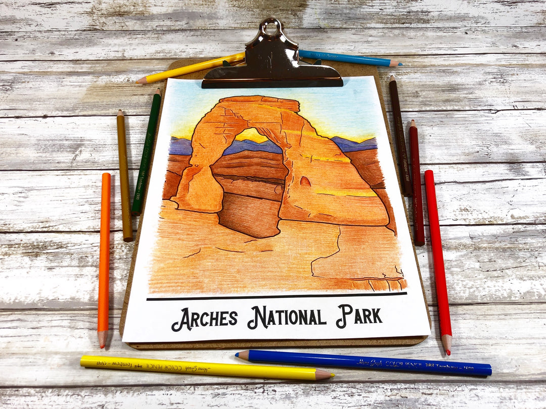 National Parks Coloring Book and Fine Art Prints
