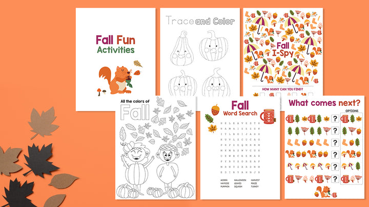 Fall Family Fun Activity Bundle