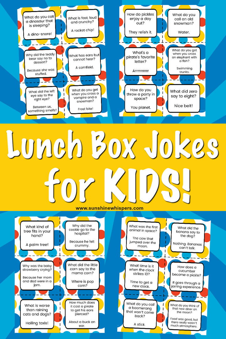 Lunch Box Notes and Jokes