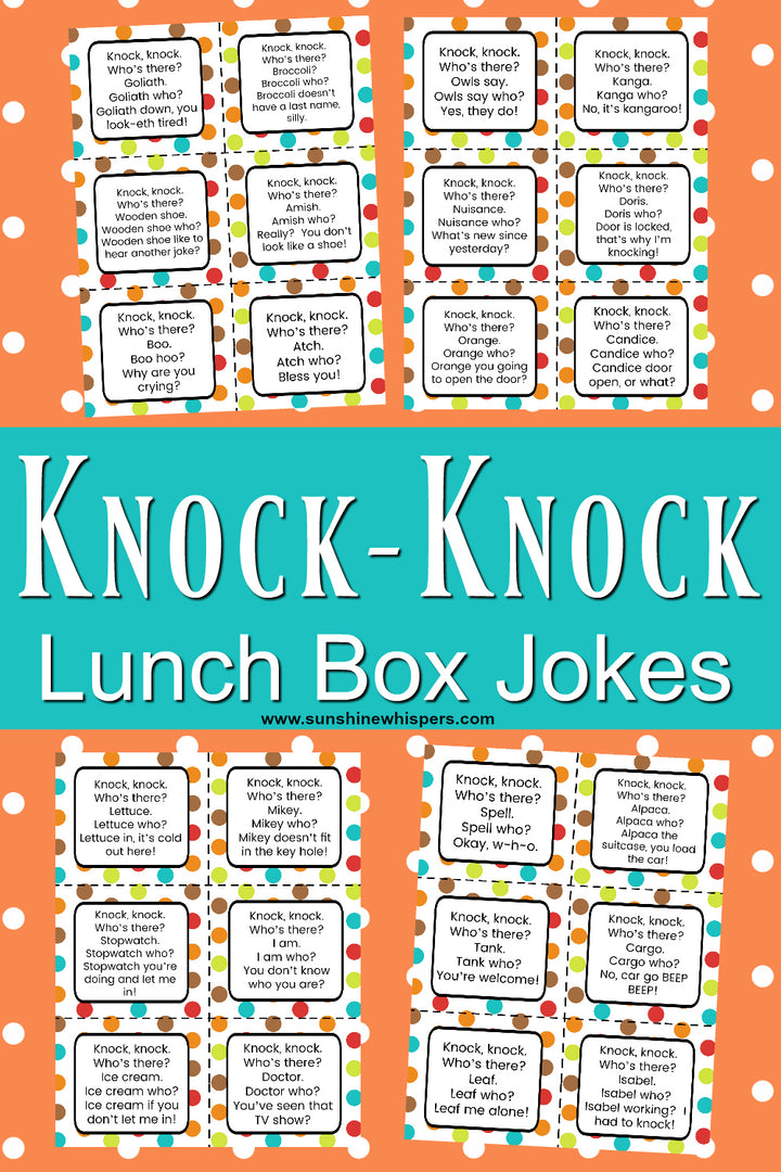 Lunch Box Notes and Jokes