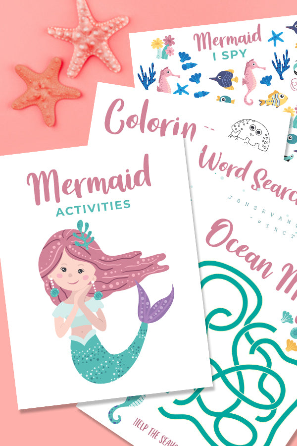 Beach and Under The Sea Printable Activity Pack