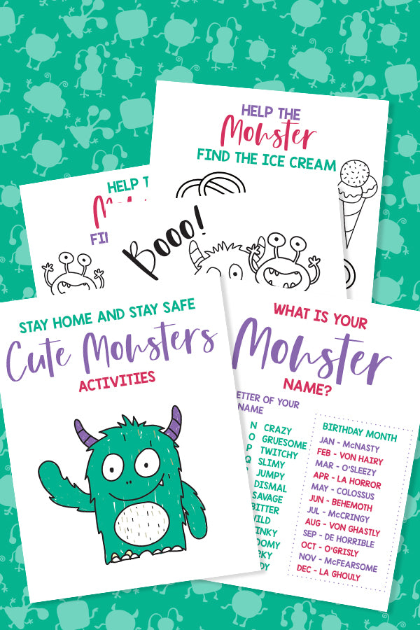 Spooky Fun Halloween Activities Printable Bundle