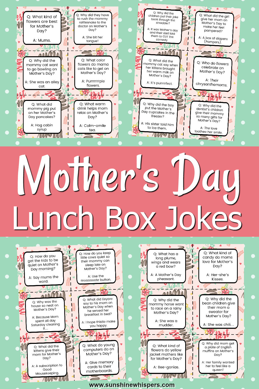 Lunch Box Notes and Jokes