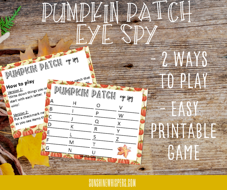 Fall Family Fun Activity Bundle