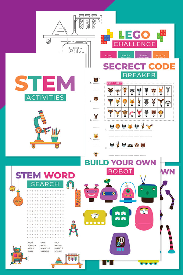 DIY Summer Camp at Home Printable Planner and Activity Bundle