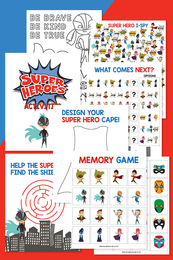 Superhero Activity Pack