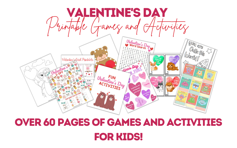 Valentine's Day Games and Activities Printable Pack