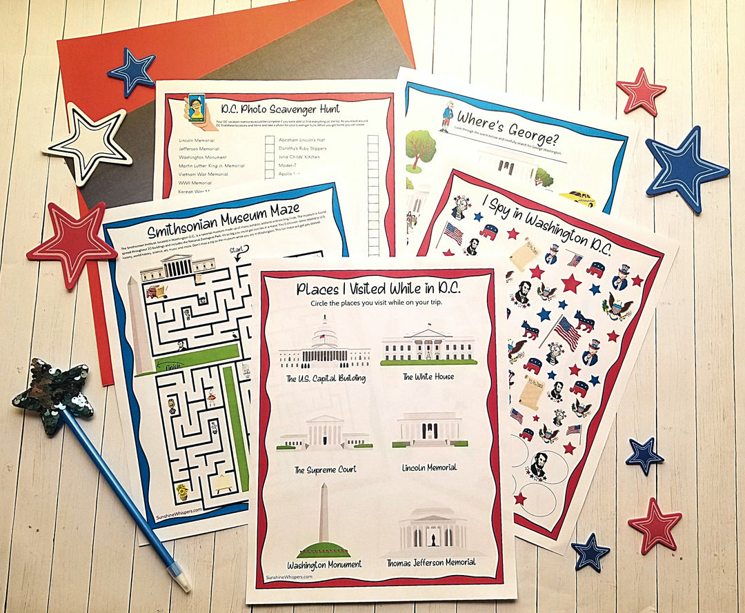 Washington D.C. Activities For Kids