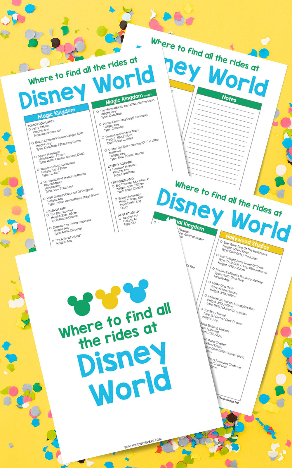 Where To Find All The Rides At Disney World