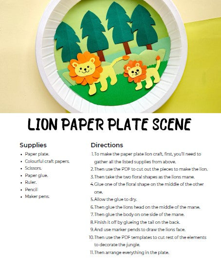 Animals and Nature Craft and Activity E-Book