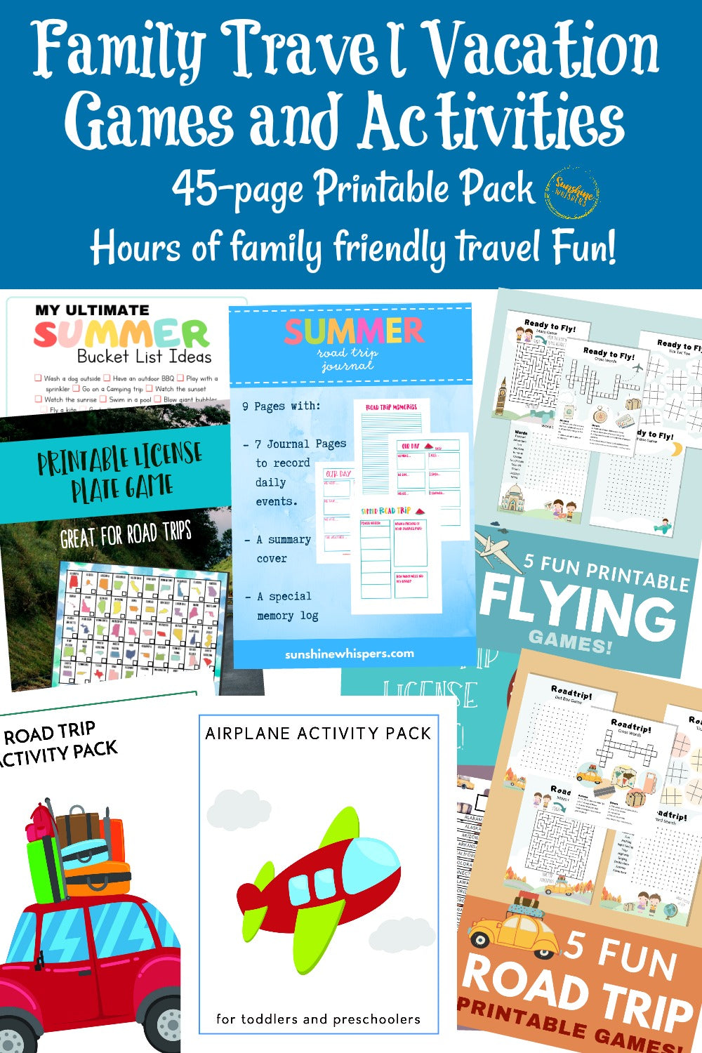 Family Travel Vacation Activity and Planning Pack