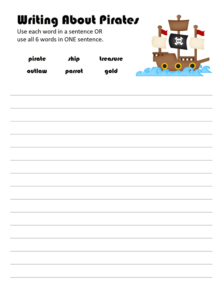 Pirate Activity Printable Pack