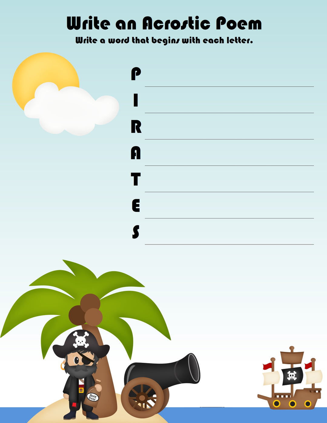 Pirate Activity Printable Pack