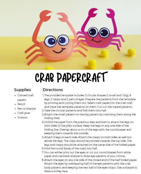 Pirates and Mermaids Craft and Activity E-Book