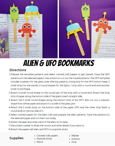 Outer Space and Aliens Craft and Activity E-Book